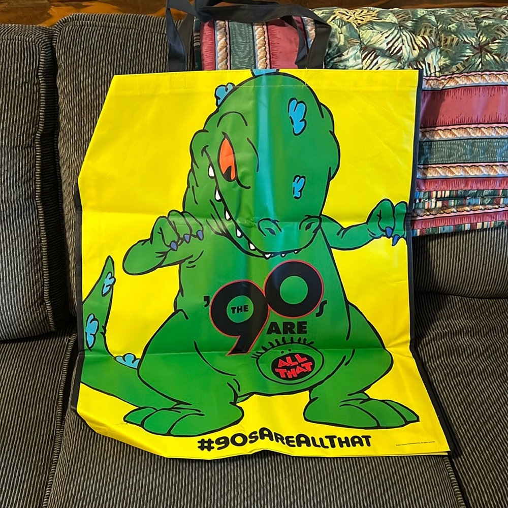 NWOT 2012 ComicCon Rugrats Reptar Swag Tote Bag